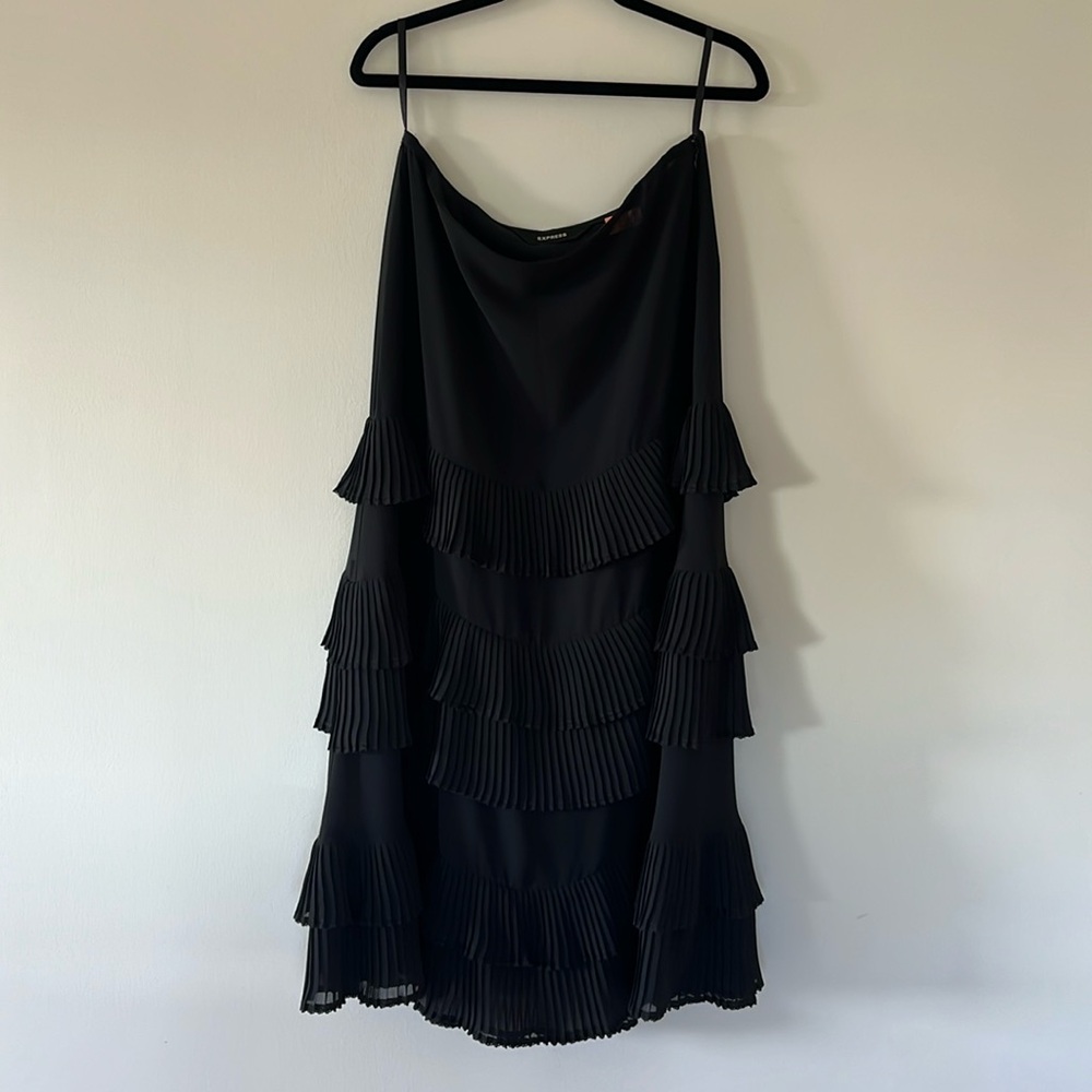 Express Tiered Ruffle Pleat Skirt - 5/6